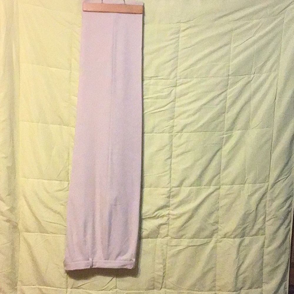 Cream colored trousers